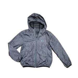 Quiksilver Women's Everyday Water Resistant Windbreaker Jacket Grey Small